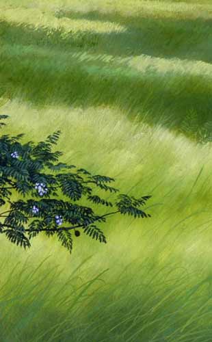 A Quiet Momemt: detailing the grass