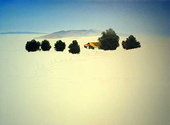 A Quiet Momemt: the house color added