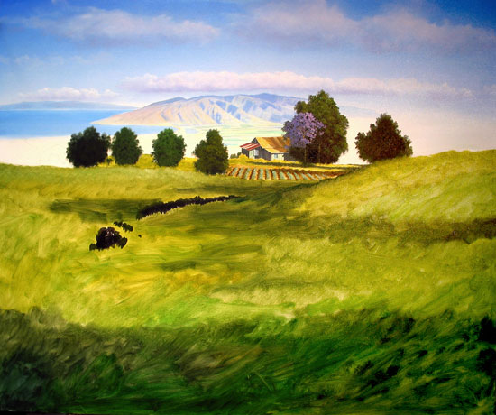 A Quiet Momemt: under-painting the foreground