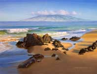 Painting by Curtis Wilson Cost: Beach Velvet
