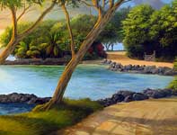 Painting by Curtis Wilson Cost: Braided Kiawes
