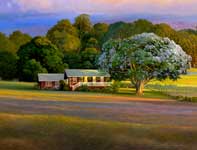 Painting by Curtis Wilson Cost: Hanamu Dusk