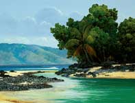 Painting by Curtis Wilson Cost: Hawaiian Turquoise