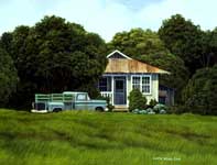 Painting by Curtis Wilson Cost: Home for Lunch