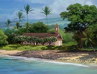 Painting by Curtis Wilson Cost: Keawala'i