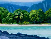 Painting by Curtis Wilson Cost: Lone Palm