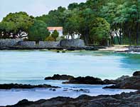 Painting by Curtis Wilson Cost: Makena Tide Pools