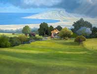 Painting by Curtis Wilson Cost: Mala Mauka Cropped