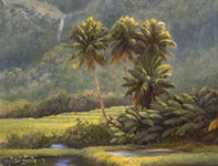 Painting by Curtis Wilson Cost: Old Hawaii