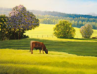 Painting by Curtis Wilson Cost: Summer on Haleakala