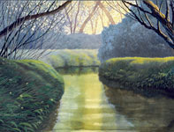 Painting by Curtis Wilson Cost: Waterway