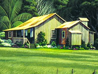 Painting by Curtis Wilson Cost: Yellow Iris